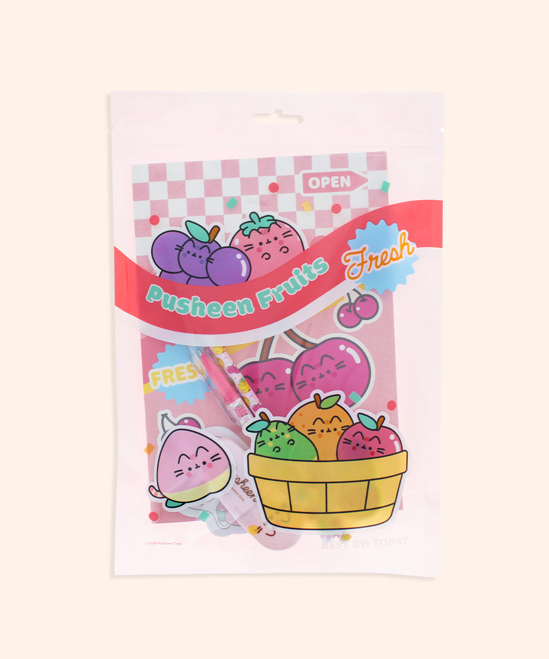 Pusheen Fruits Stationery Set
