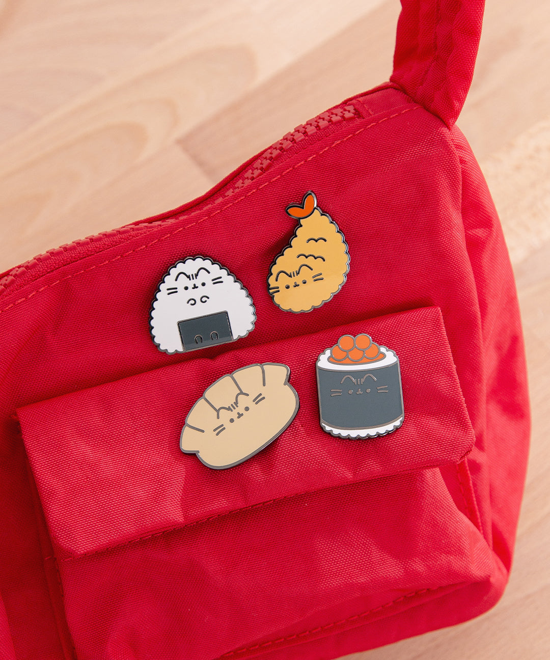 Pusheen Bento Box Pin Set